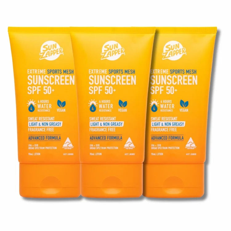 SUN ZAPPER Extreme Sports Mesh Sunscreen Lotion 90mL SPF 50+