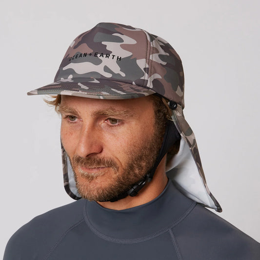 OCEAN AND EARTH Bingin Lightweight Legionnaire Surf Cap