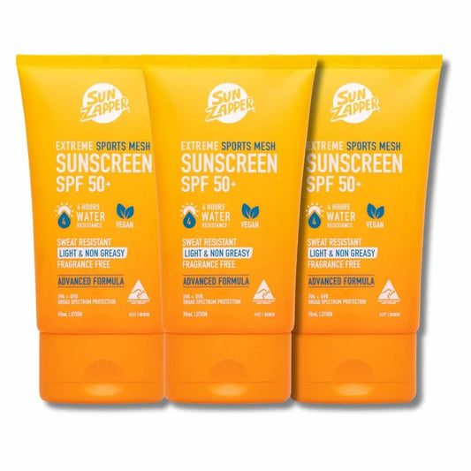 SUN ZAPPER Extreme Sports Mesh Sunscreen Lotion 90mL SPF 50+