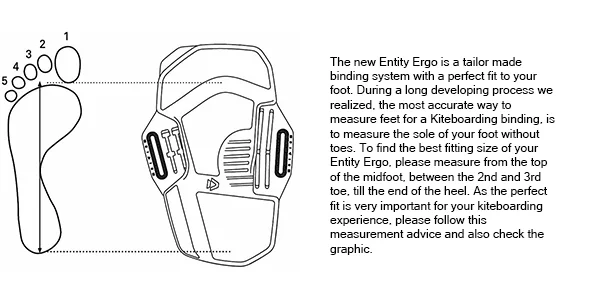 How to measure your foot for the entity ergo